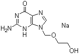 Aciclovir sodium Structure,69657-51-8Structure