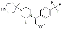 (S)-1-((r)-2-methoxy-1-(4-(trifluoromethyl)phenyl)ethyl)-2-methyl-4-(4-methylpiperidin-4-yl)piperazine Structure,696601-20-4Structure