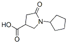 1-Cyclopentyl-5-oxo-3-pyrrolidinecarboxylic acid Structure,696647-78-6Structure