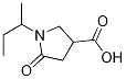 1-(1-Methylpropyl)-5-oxo-3-pyrrolidinecarboxylic acid Structure,696647-92-4Structure