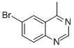 6-Bromo-4-methylquinazoline Structure,69674-27-7Structure