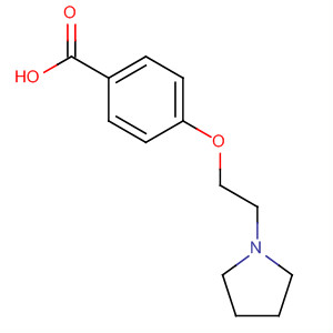 4-[2-(1-Pyrrolidinyl)ethoxy]benzoic acid Structure,69731-93-7Structure