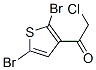 2-Chloro-1-(2,5-dibromothien-3-yl)ethanone Structure,69746-86-7Structure