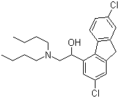 2,7-Dichloro-alpha-[(dibutylamino)methyl]-9H-fluorene-4-methanol Structure,69759-61-1Structure