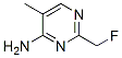 4-Pyrimidinamine, 2-(fluoromethyl)-5-methyl-(9ci) Structure,698-83-9Structure