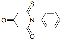 2,4-Piperidinedione, 1-(4-methylphenyl)-6-thioxo- Structure,698388-84-0Structure