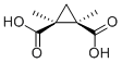 Cis-1,2-dimethyl-cyclopropanedicarboxylic acid Structure,699-49-0Structure