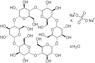 α-Cyclodextrin, sulfated sodium salt hydrate Structure,699020-02-5Structure