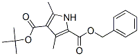 3,5-Dimethylpyrrole-2,4-dicarboxylicacid2-benzylester4-t-butylester Structure,69912-08-9Structure