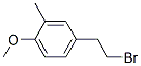 4-(2-Bromoethyl)-1-methoxy-2-methylbenzene Structure,69919-95-5Structure