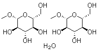 Methyl beta-d-glucopyranoside hemihydrate Structure,7000-27-3Structure