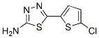 5-(5-Chloro-thiophen-2-yl)-[1,3,4]thiadiazol-2-ylamine Structure,70057-76-0Structure