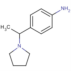 4-(1-Pyrrolidin-1-yl-ethyl)-phenylamine Structure,700804-08-6Structure