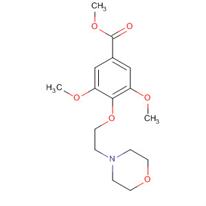 3,5-Dimethoxy-4-(2-morpholin-4-yl ethoxy)benzoic acid methyl ester Structure,700804-09-7Structure