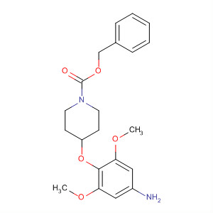 4-(4-Amino-2,6-dimethoxy-phenoxy)-piperidine-1-carboxylic acid benzyl ester Structure,700804-15-5Structure