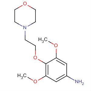 3,5-Dimethoxy-4-(2-morpholin-4-ylethoxy)aniline Structure,700805-14-7Structure