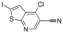 4-Chloro-2-iodothieno[2,3-b]pyridine-5-carbonitrile Structure,700844-18-4Structure