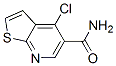 4-Chlorothieno[2,3-b]pyridine-5-carboxamide Structure,700844-20-8Structure