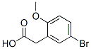 5-Bromo-2-methoxyphenylacetic acid Structure,7017-48-3Structure