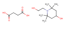 Butanedioic acid polymer with 4-Hydroxy-2,2,6,6-tetramethyl-1-piperidineethanol Structure,70198-29-7Structure