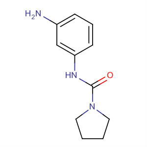 N-(3-aminophenyl)-1-pyrrolidinecarboxamide Structure,702638-74-2Structure