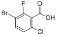 3-Bromo-6-chloro-2-fluorobenzoic acid Structure,702640-51-5Structure