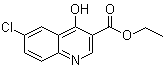 6-Chloro-4-hydroxy-3-quinolinecarboxylic acid ethyl ester Structure,70271-77-1Structure