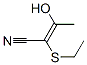 2-Butenenitrile, 2-(ethylthio)-3-hydroxy-(9ci) Structure,70360-42-8Structure