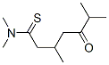 Heptanethioamide, n,n,3,6-tetramethyl-5-oxo- Structure,70367-60-1Structure