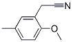 (2-Methoxy-5-methylphenyl)acetonitrile Structure,7048-42-2Structure