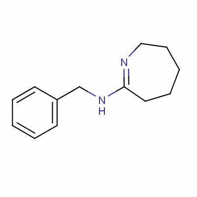 2H-azepin-7-amine, 3,4,5,6-tetrahydro-n-(phenylmethyl)- Structure,7048-72-8Structure