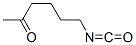 2-Hexanone, 6-isocyanato-(9ci) Structure,70486-31-6Structure