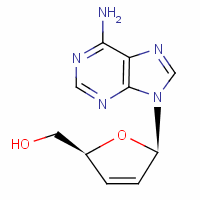 2’,3’-Dideoxy-2’3’-didehydroadenosine Structure,7057-48-9Structure