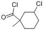 Cyclohexanecarbonyl chloride, 3-chloro-1-methyl-(9ci) Structure,70586-23-1Structure