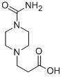 3-(4-Carbamoylpiperazin-1-yl)propionic acid Structure,705941-74-8Structure