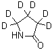 2-Pyrrolidinone-3,3,4,4,5,5-d6 Structure,70607-84-0Structure