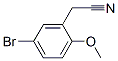 5-Bromo-2-methoxyphenylacetonitrile Structure,7062-40-0Structure