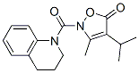 Quinoline, 1,2,3,4-tetrahydro-1-[[3-methyl-4-(1-methylethyl)-5-oxo-2(5h)-isoxazolyl]carbonyl]- (9ci) Structure,706804-11-7Structure