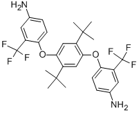 1,4-Bis(4-amino-2-trifluoromethylphenoxy)-2,5-di-tert-butylbenzene Structure,707340-73-6Structure