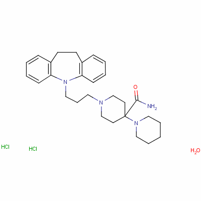 Carpipramine dihydrochloride Structure,7075-03-8Structure