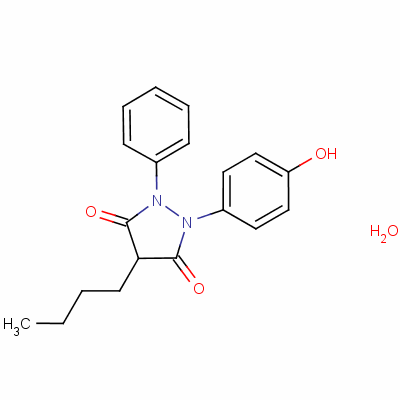 Oxyphenbutazone monohydrate Structure,7081-38-1Structure