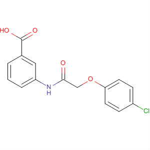 3-(2-(4-Chlorophenoxy)acetamido)benzoic acid Structure,70853-28-0Structure