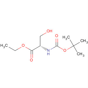 L-serine n-[(11-dimethylethoxy)carbonyl]- ethyl ester Structure,70930-18-6Structure