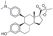 (11Beta)-17-(acetyloxy)-11-[4-(dimethylamino)phenyl]-3-hydroxy-19-norpregna-1,3,5(10)-trien-20-one Structure,709615-25-8Structure