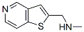 Thieno[3,2-c]pyridine-2-methanamine, n-methyl- (9ci) Structure,709649-71-8Structure