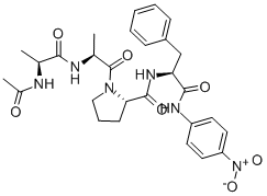 Ac-ala-ala-pro-phe-pna Structure,70967-94-1Structure