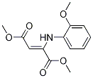 2-[(2-Methoxyphenyl)amino]-2-butenedioic acid 1,4-dimethyl ester Structure,7101-82-8Structure