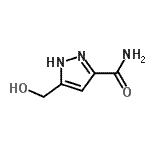 5-(hydroxymethyl)-1H-pyrazole-3-carboxamide Structure,71083-83-5Structure