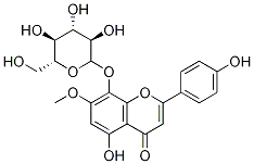 5,8,4’-Trihydroxy-7-methoxyflavone 8-o-glucoside Structure,710952-13-9Structure