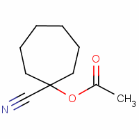 1-Cyanocycloheptyl acetate Structure,71172-45-7Structure